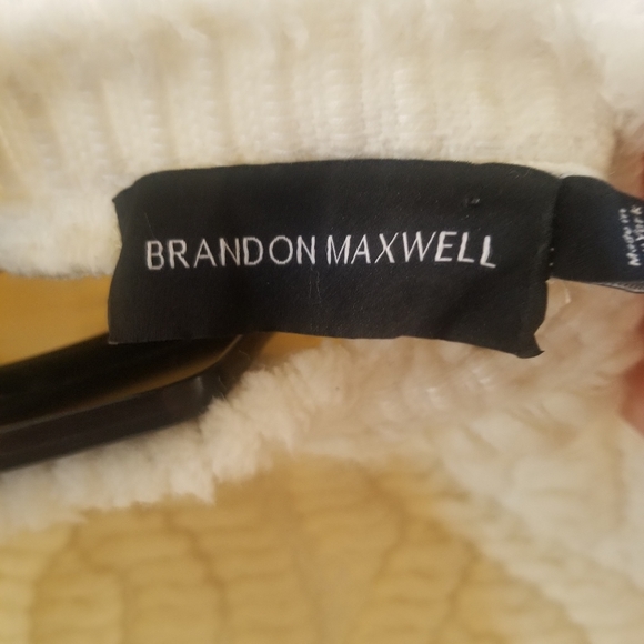 BRANDON MAXWELL SARABETH CABLE JACQUARD CREWNECK SWEATER size M - Picture 3 of 10